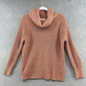 Haven Well Within Sweater Women’s Size Small Chunky Knit Cotton Cowl Neck